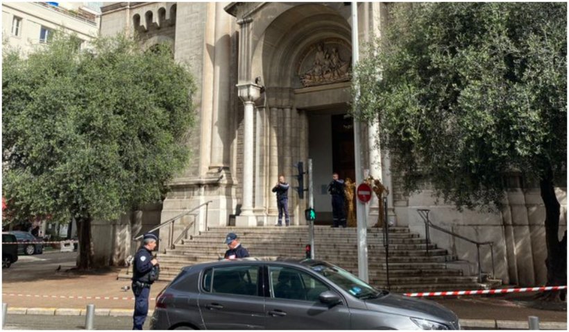 Un preot și o călugăriță, înjunghiați chiar în biserică, în ziua alegerilor prezidențiale, la Nişa, Franța