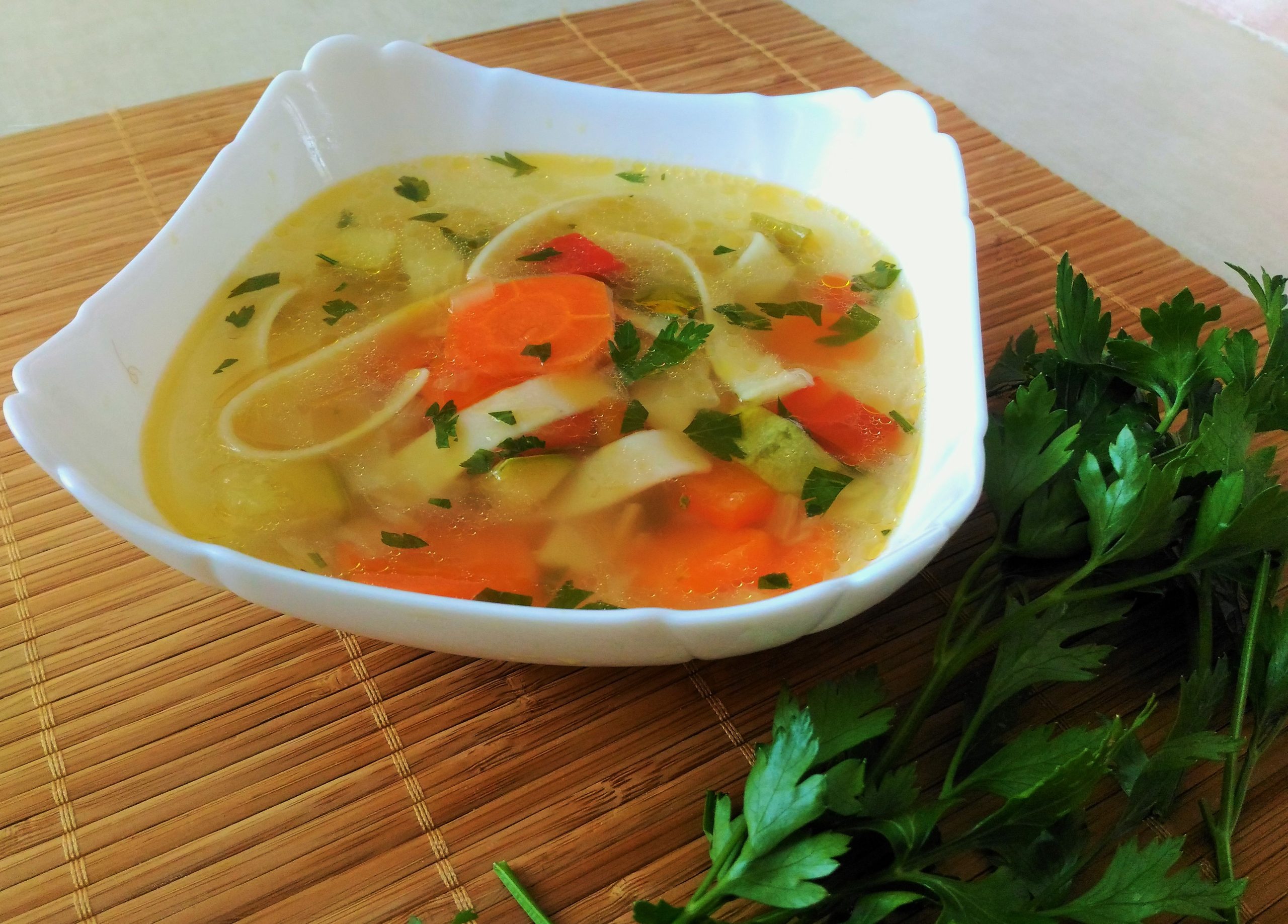 vegetable soup bowl