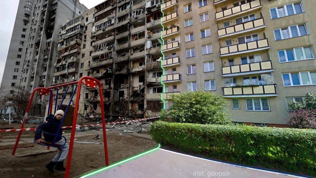 Ucraina, înainte și după venirea invadatorilor ruși. Marile orașe ucrainene, transformate în ruine