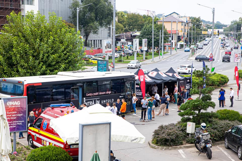 Caravana „Blood Network” vine la Iulius Mall Iași. Donează sânge și primești un abonament full la UNTOLD