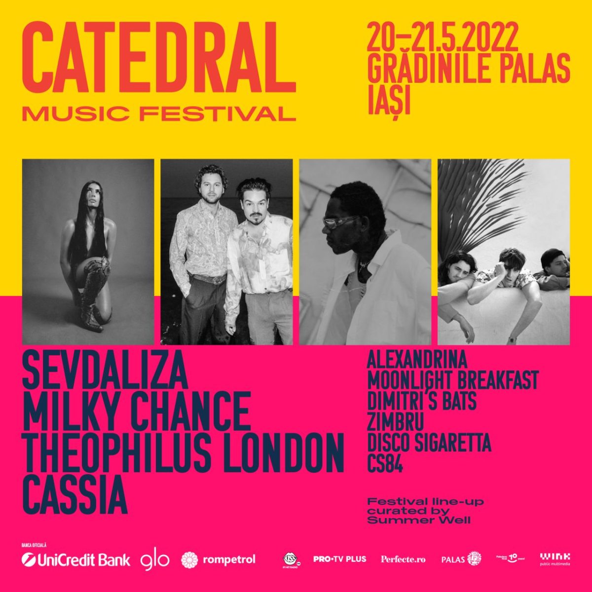 Spike și Robin and the Backstabbers vor cânta la CATEDRAL. Organizatorii festivalului de muzică și arte vizuale din Palas anunță, în premieră, lista integrală cu artiștii care vin la Iași