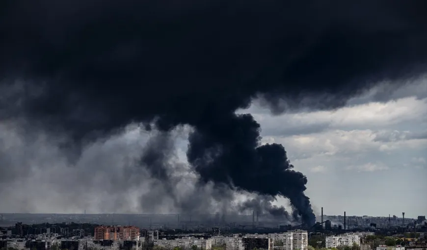 Un depozit de azotat de amoniu din regiunea Harkov a fost atacat de către forțele ruse – FOTO, VIDEO