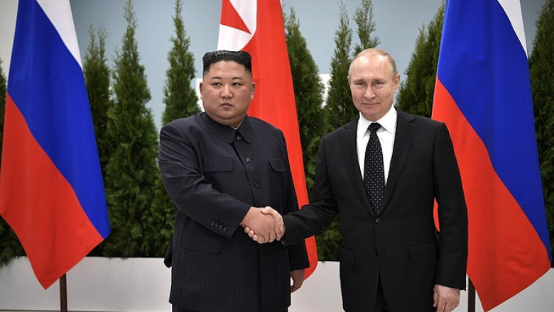 Kim Jong-un i-a transmis un mesaj lui Vladimir Putin, preşedintele Rusiei
