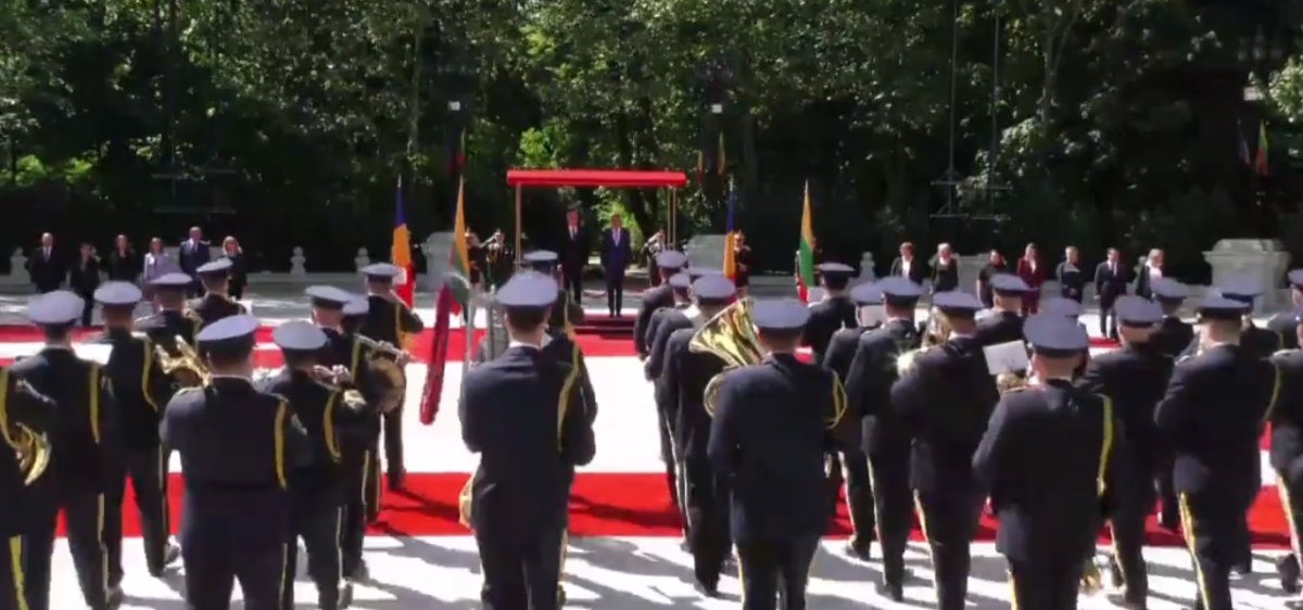 Preşedintele Lituaniei, Gitanas Nausėda, în România. Klaus Iohannis l-a primit la Palatul Cotroceni – VIDEO