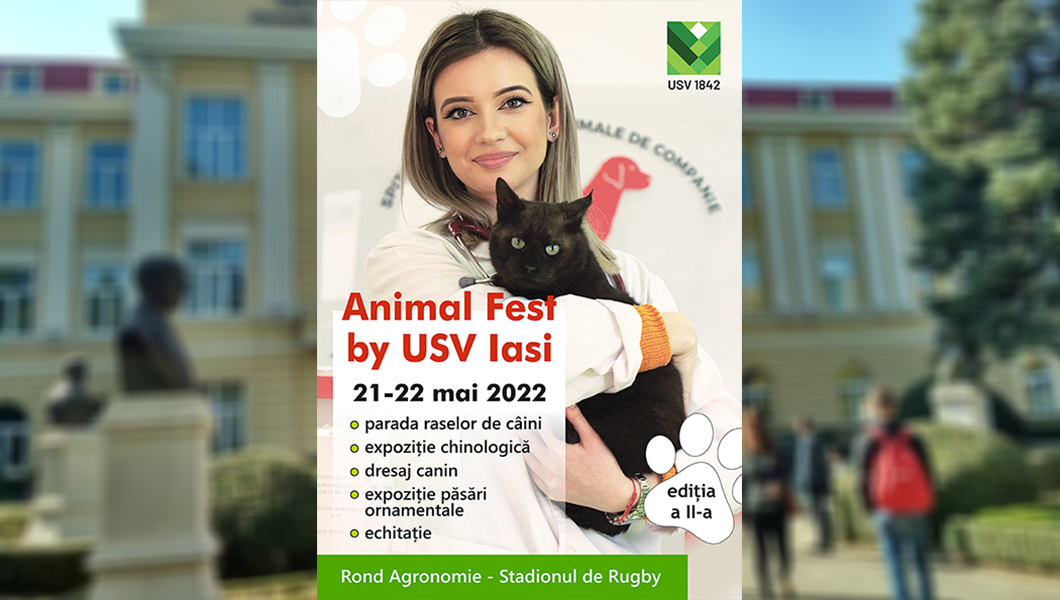 Eveniment special pentru întreaga comunitate iubitoare de animale la USV Iași
