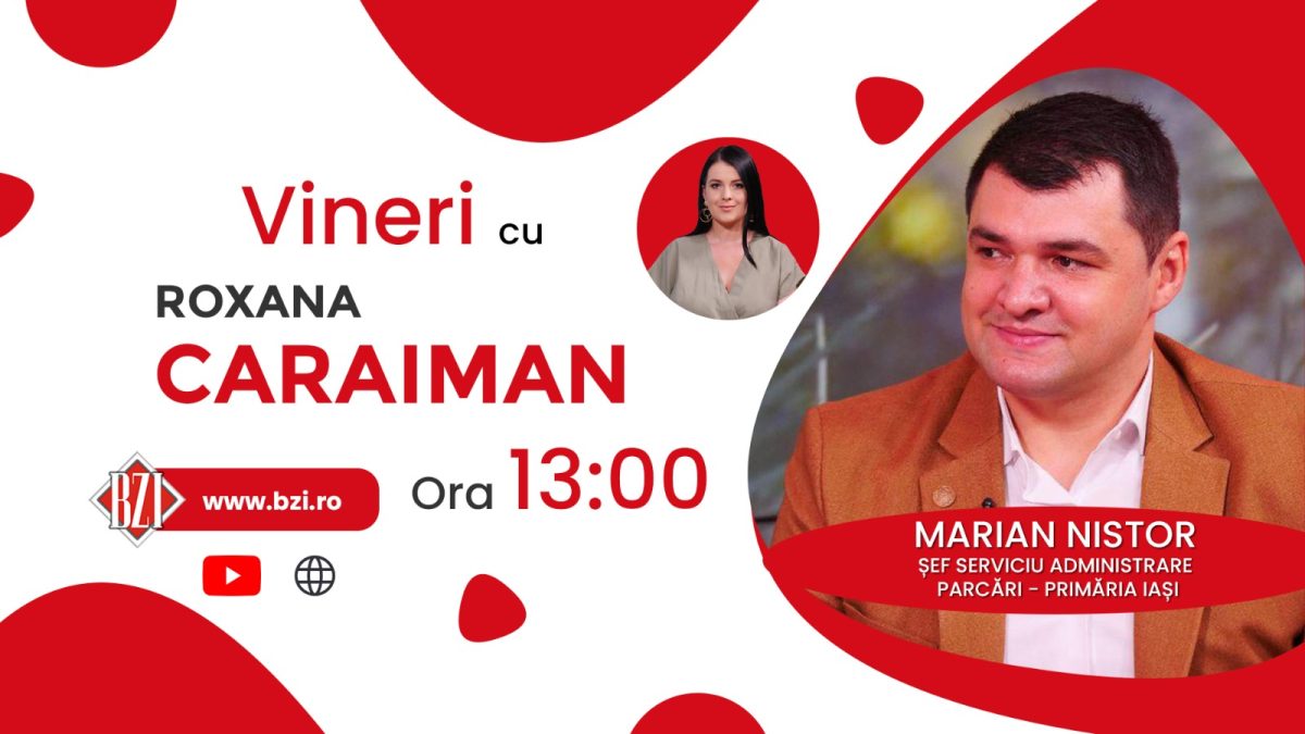 Când vom avea suficiente locuri de parcare publice și de reședință la Iași? Marian Nistor, șeful Serviciului Administrare Parcări, răspunde întrebărilor la BZI LIVE
