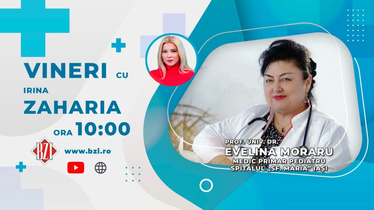 Prof. dr. Evelina Morar, medic primar pediatru, Spitalul de Copii ” Sf. Maria” Iași, discută în emisiunea BZI LIVE despre formă de hepatită de origine necunoscută, ce a speriat populația în ultima lună