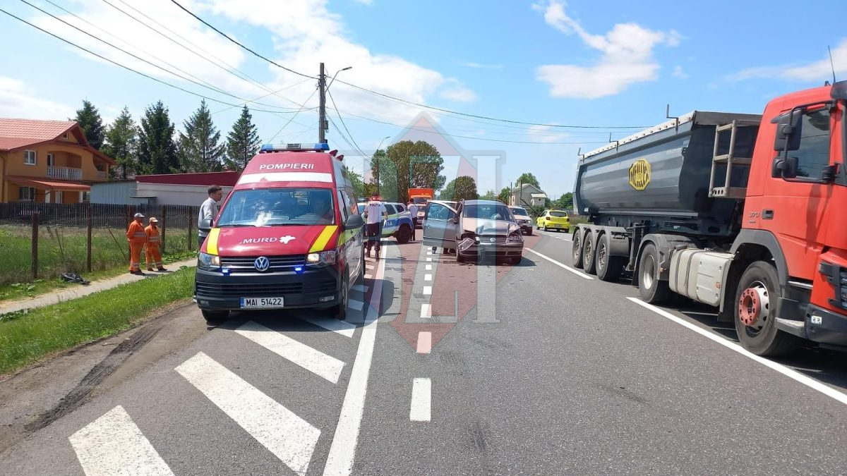 Accident rutier în localitatea Războieni din județul Iași – EXCLUSIV/FOTO