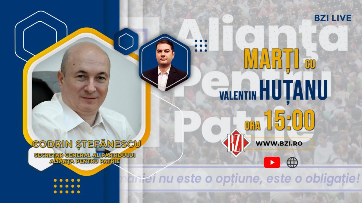 Top Exclusiv! Ediţie BZI LIVE incendiară cu secretarul general al Alianţei pentru Patrie, Codrin Ştefănescu