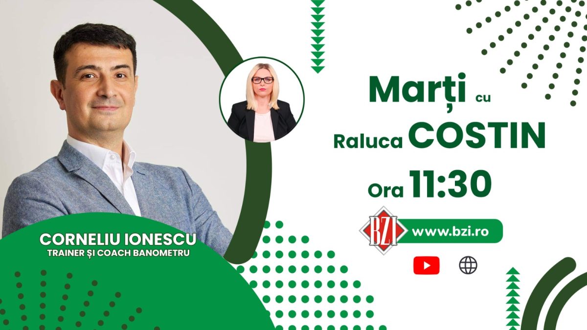 Sfaturi pentru persoanele care doresc să-și reducă cheltuielile, într-o nouă ediție BZI LIVE, de la Corneliu Ionescu, trainer și coach Banometru!