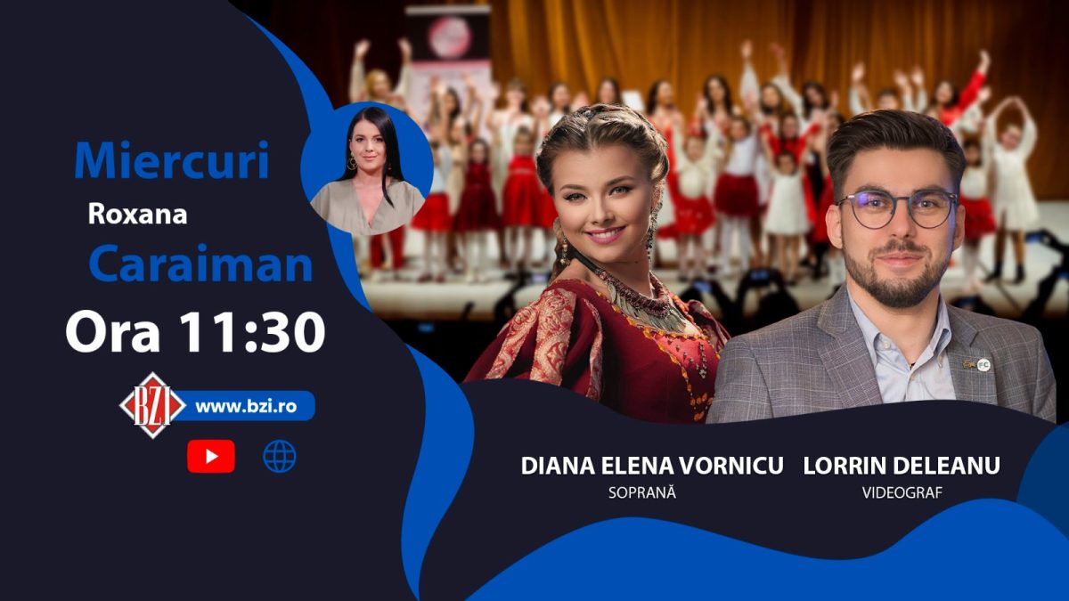 Soprana Diana Elena Vornicu și videograful Lorrin Deleanu au făcut echipă pentru Ziua Copilului! Despre ce este vorba aflați în emisiunea BZI LIVE