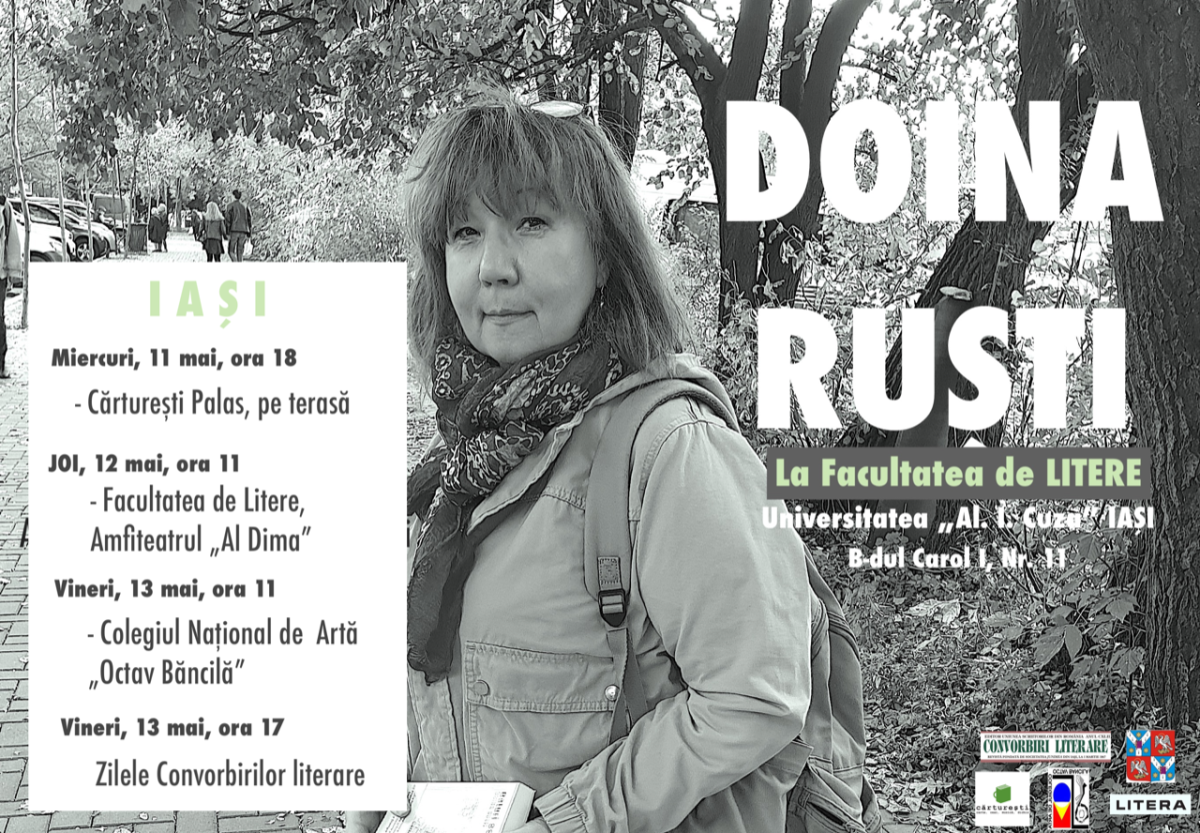 Cunoscuta scriitoare Doina Ruști vine la Iași cu fanarioții