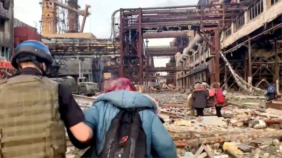 Civilii din Mariupol au fost evacuați – FOTO