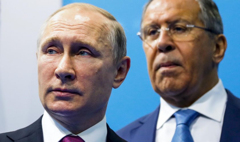 Serghei Lavrov si Vladimir Putin