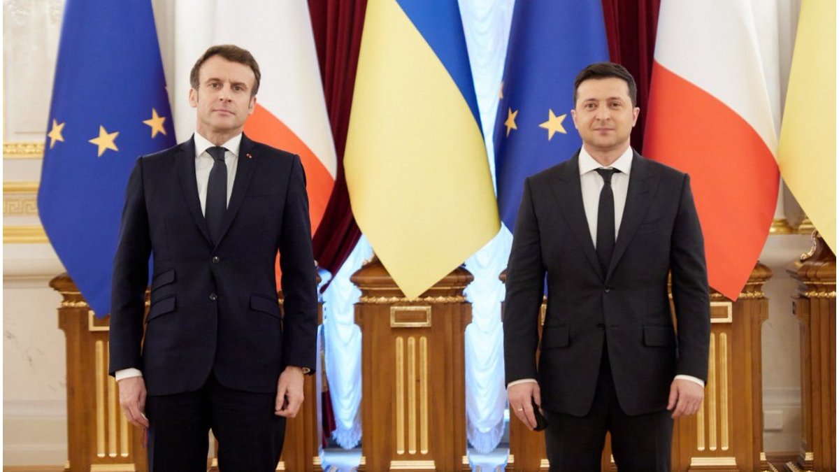 Franța trimite și mai multe arme Ucrainei. Conversația președintelui francez cu omologul său ucrainean