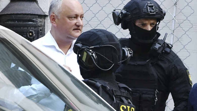 Igor Dodon arestat