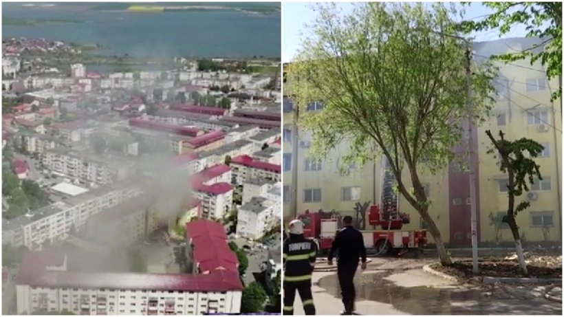 Incendiu devastator la Năvodari. Peste 70 de pompieri s-au luptat timp de 7 ore cu flăcările – VIDEO