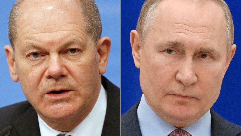 Olaf Scholz: Voi continua să discut cu Vladimir Putin