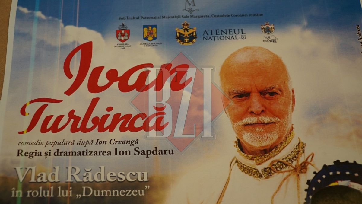 Vlad Rădescu, în rolul lui Dumnezeu! Ion Sapdaru aduce pe scena Ateneului ieșean povestea lui Ivan Turbincă – GALERIE FOTO / VIDEO