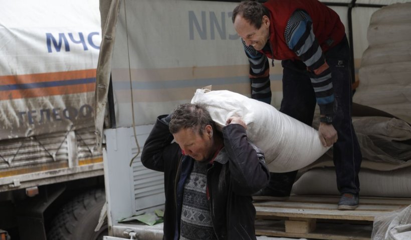 Soldaţii ruşi au capturat un camion ce transporta ajutoare din România pentru ucraineni