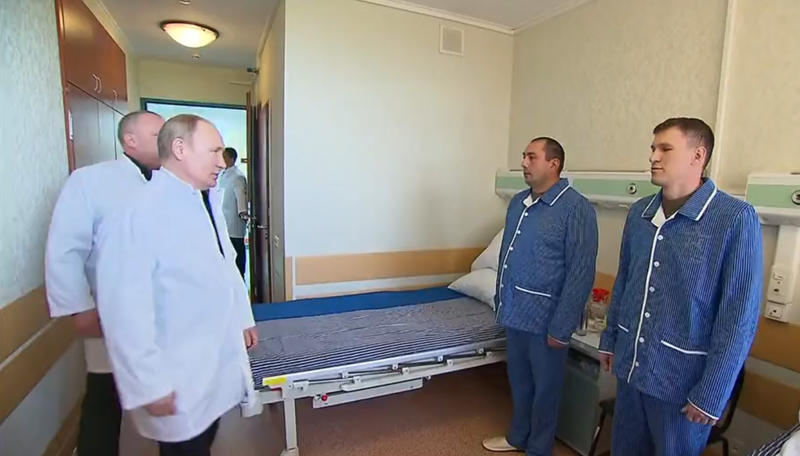 Vladimir Putin a vizitat pentru prima dată soldați ruși răniți în războiul din Ucraina – VIDEO