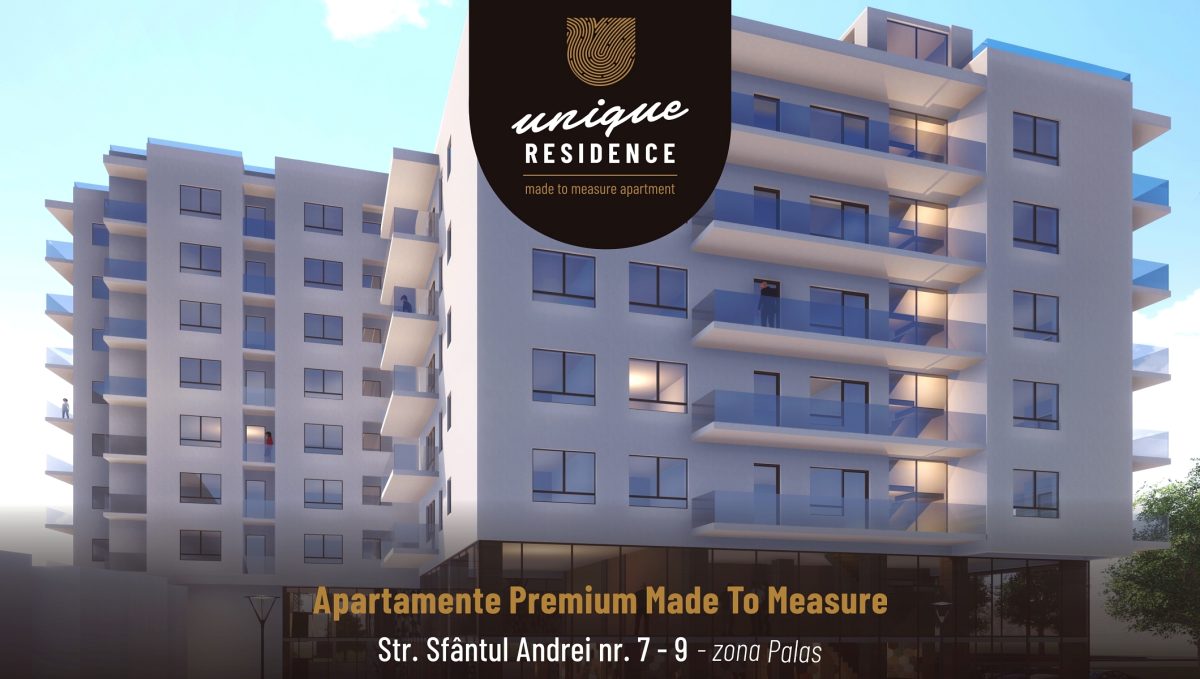Apartamente Made To Measure în zona Palas cu dotări de siguranță SMART Home incluse în preț