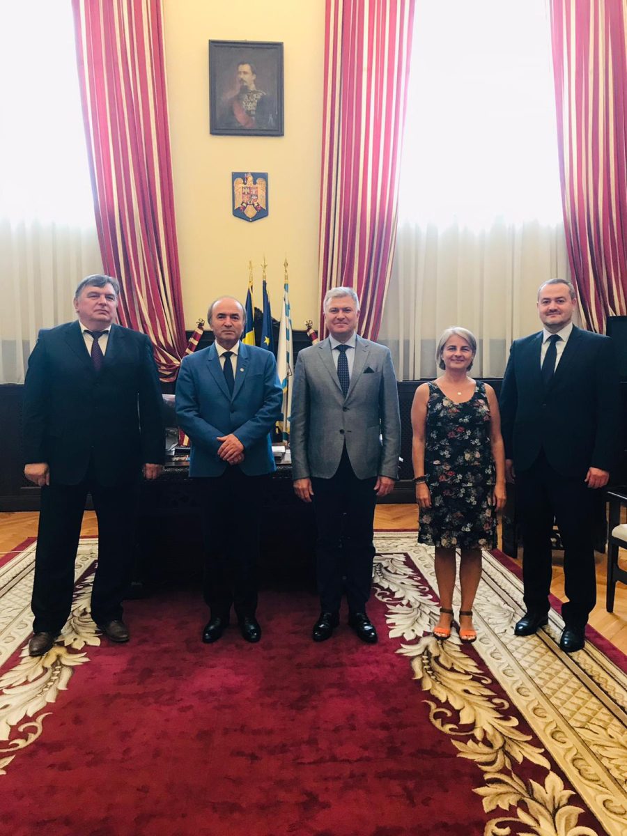 Ambasadorul Republicii Moldova în România, vizită oficială la UAIC Iași – FOTO