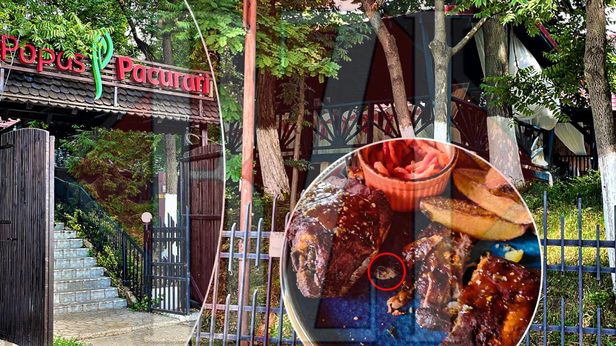 Coaste de porc cu spălător de vase la restaurantul „Popas Păcurari”, din Iași! Clientul care a formulat reclamația a surprins situația incredibilă. Patronul: „Eu sunt cam corect de felul meu” – FOTO