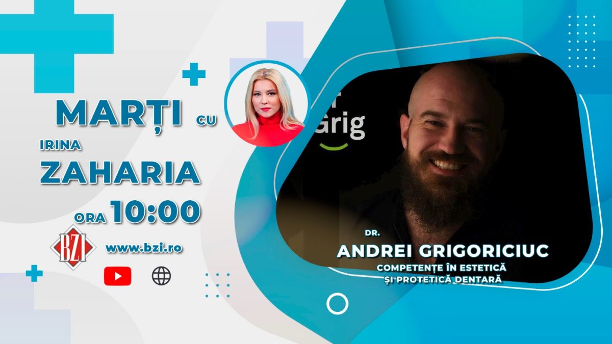 Dr. Andrei Grigoriciuc, medic cu competențe în proteică și estetică dentară, discută în emisiunea BZI LIVE despre turismul medical