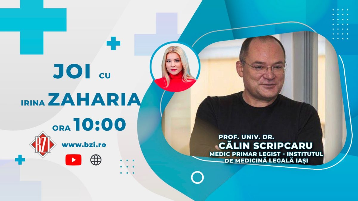 Prof. dr. Călin Scripcaru, medic legist la Institutul de Medicină Legală Iași, discută în emisiunea BZI LIVE despre efectele nocive ale alcoolului asupra creierului uman