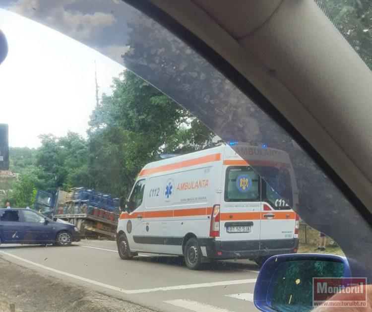 Accident provocat de un instructor auto în Botoșani