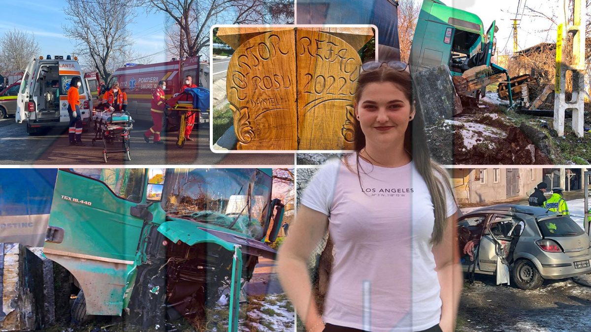 Adelina, o tănăra cântăreață care abia își luase permisul de conducere, a provocat un accident mortal cumplit în acest loc din Iași. Iată ce a apărut în locul în care 3 persoane și-au pierdut viața, la mai bine de un an de la tragedie – FOTO