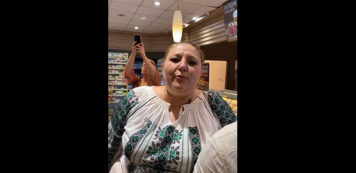 Diana Șoșoacă și un alt deputat joacă hora într-o benzinărie: „Ieșiți în toate orașele, blocați toate benzinăriile!” – VIDEO