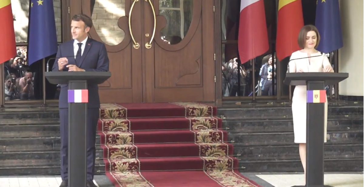 Emmanuel Macron și Maia Sandu, conferință comună de presă – VIDEO