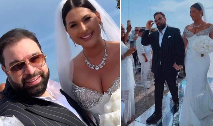 Florin Salam și Roxana Dobre au fost cununați de un preot caterisit