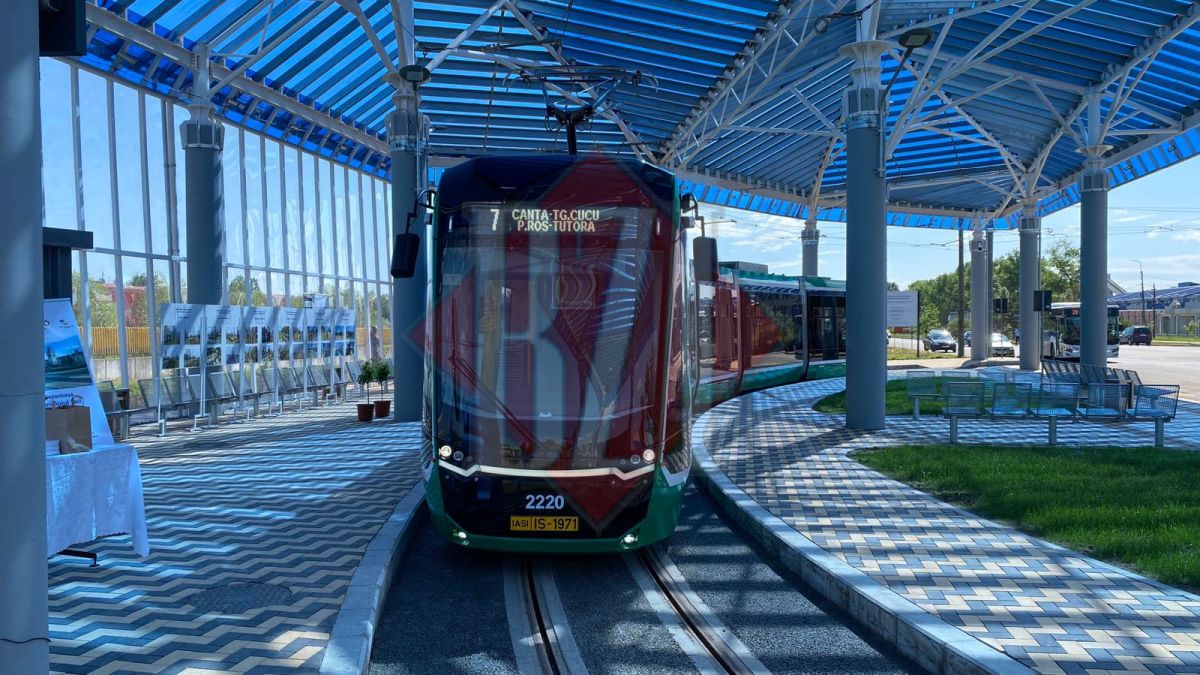 Are loc inaugurarea rondului Țuțora și noilor tramvaie Bozankaya – FOTO