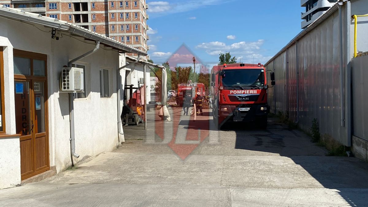 Incendiu la o hală pe strada Aurel Vlaicu. Pompierii intervin la fața locului -EXCLUSIV