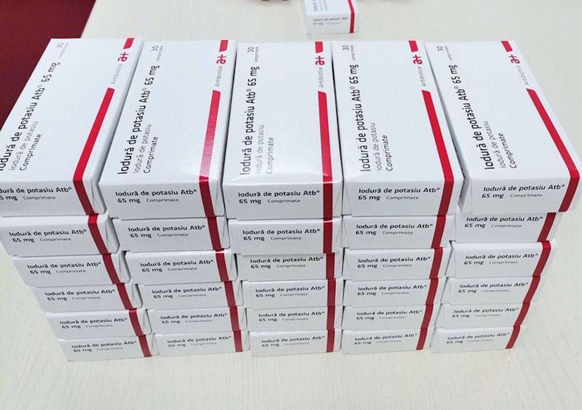 În 7 zile vor ajunge în farmacii pastilele de iodură de potasiu. Ordinul de distribuire, publicat în Monitorul Oficial al României