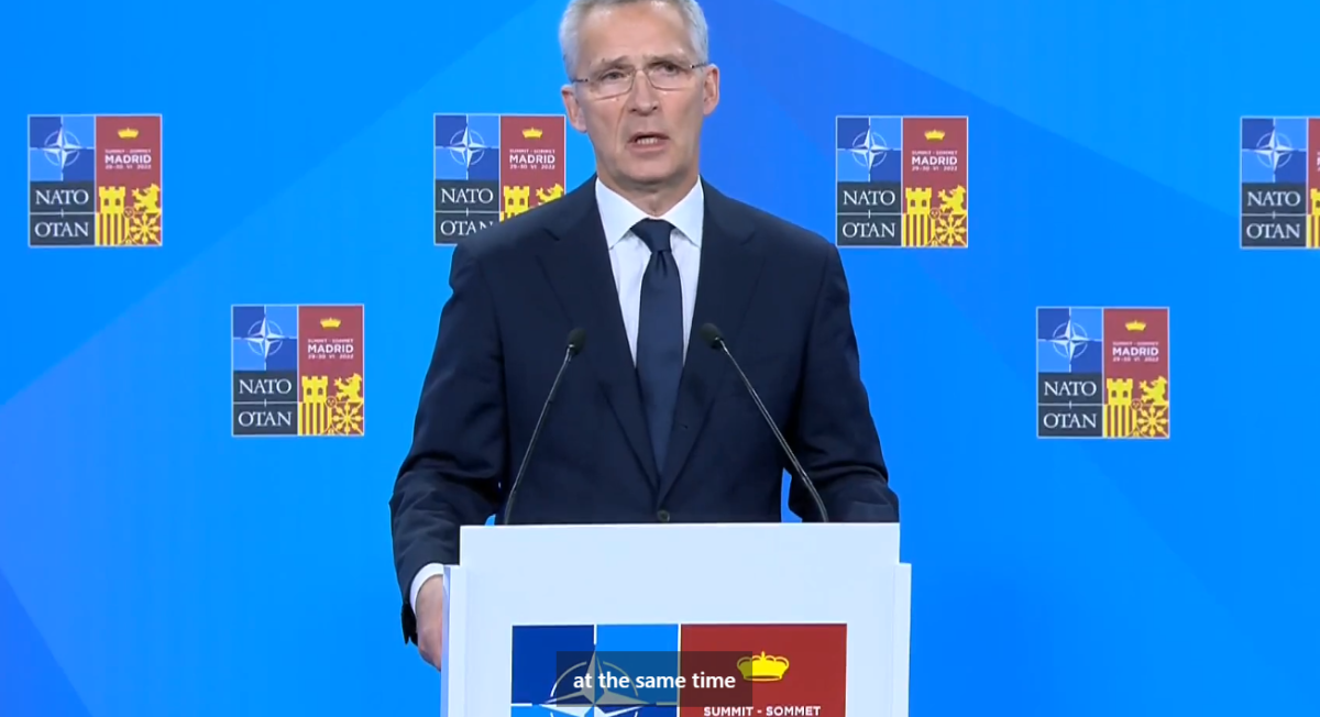 Jens Stoltenberg anunță concluziile summit-ului NATO de la Madrid: „Unele diferențe dintre noi sunt normale” – LIVE VIDEO