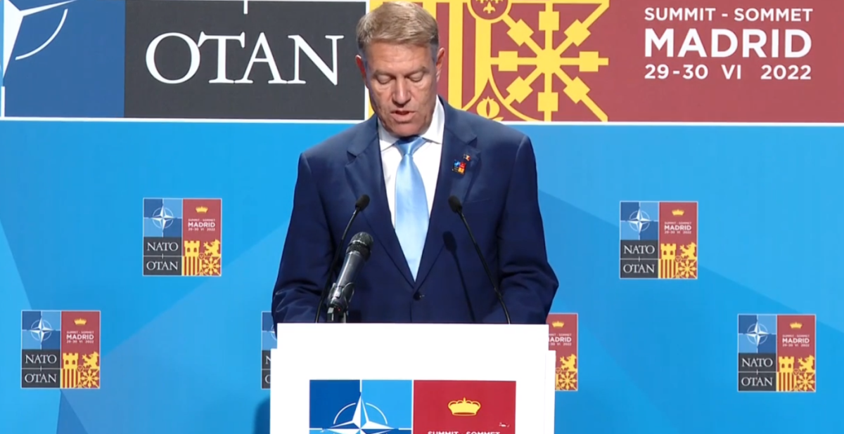 Klaus Iohannis, decizii după prima rundă de negocieri la summitul NATO de la Madrid: „Toate obiectivele României au fost atinse” – LIVE VIDEO, TEXT