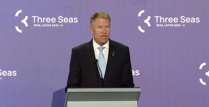 Preşedintele Klaus Iohannis participă luni la Summitul Iniţiativei celor Trei Mări (I3M) şi la Forumul de Afaceri I3M de la Riga. Se iau decizii pentru criza alimentară – LIVE VIDEO