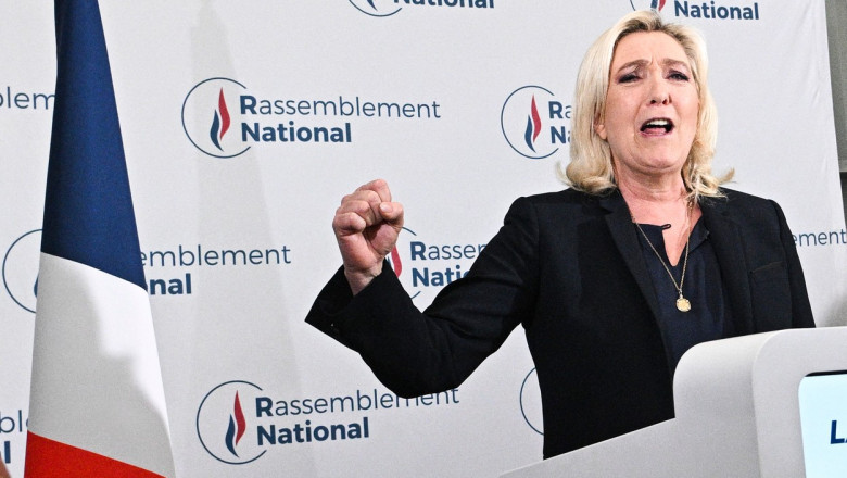 Partidul lui Marine Le Pen, scor istoric în alegeri: va avea de 11 ori mai mulți parlamentari