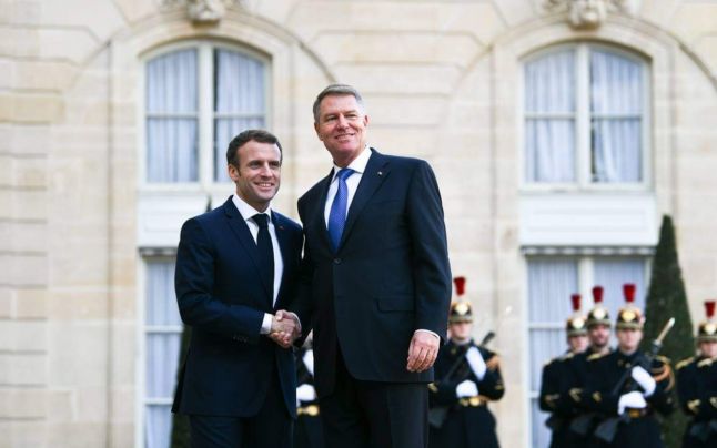 Primirea președintelui Emmanuel Macron de către Klaus Iohannis – LIVE VIDEO