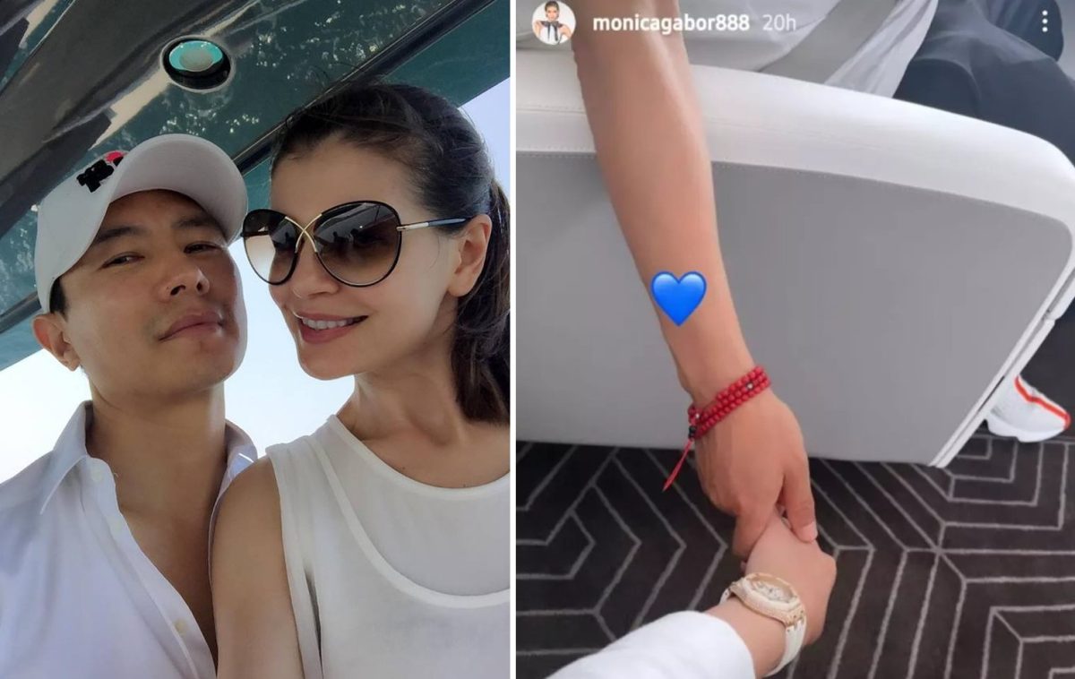 Monica Gabor, gest tandru cu Mr Pink. Cum o răsfață milionarul chinez