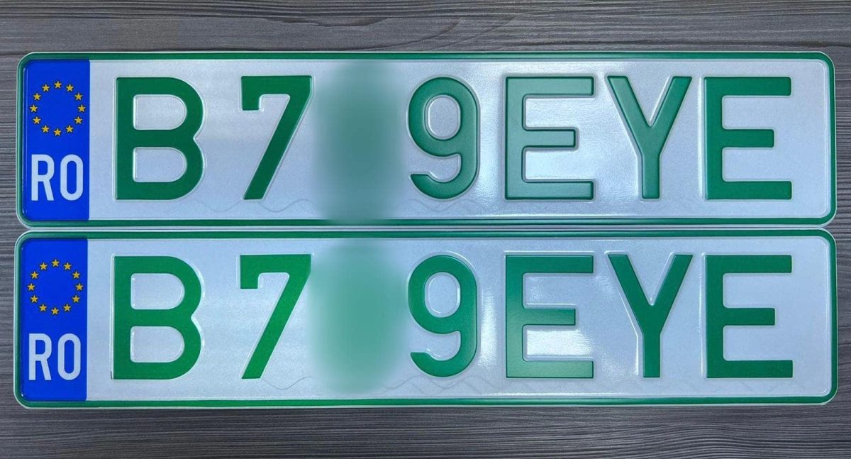 Primul număr de înmatriculare verde a fost eliberat în România. Ministerul Afacerilor Interne a făcut anunţul