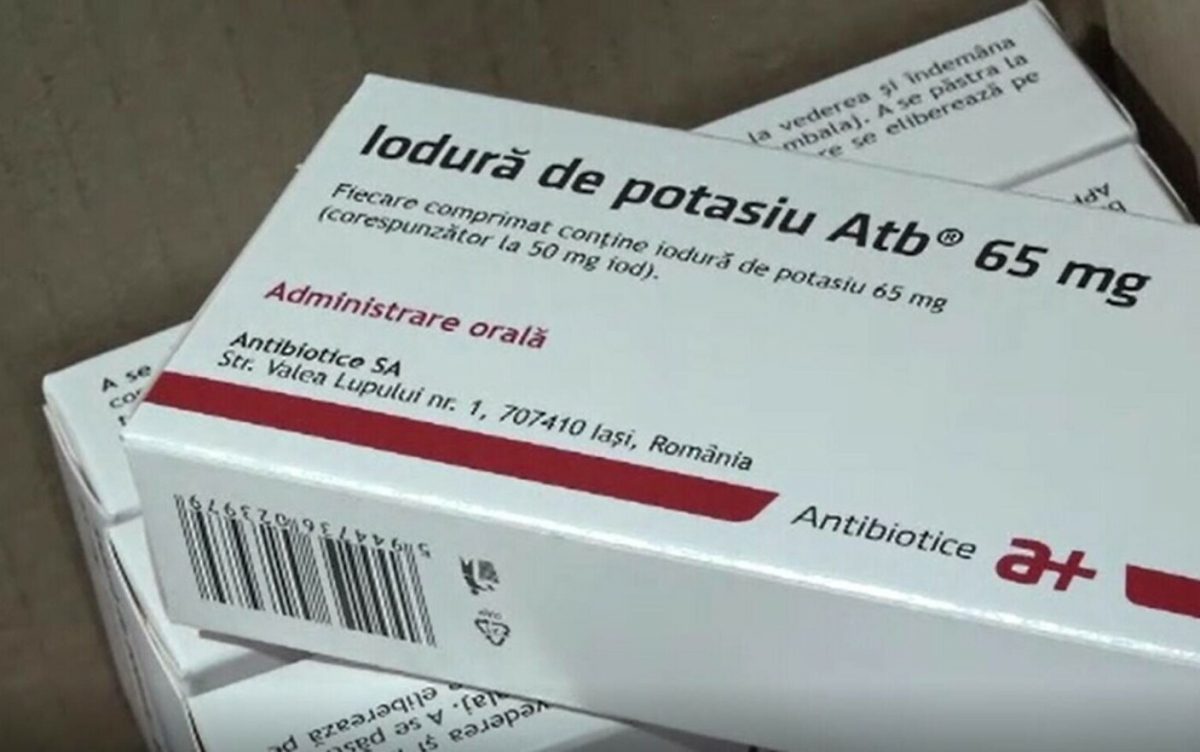 Ministerul Sănătății distribuie populației iodură de potasiu 65 mg comprimate