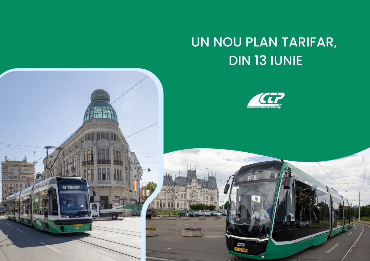 Un nou plan tarifar pentru biletele CTP începând cu 13 iunie 2022