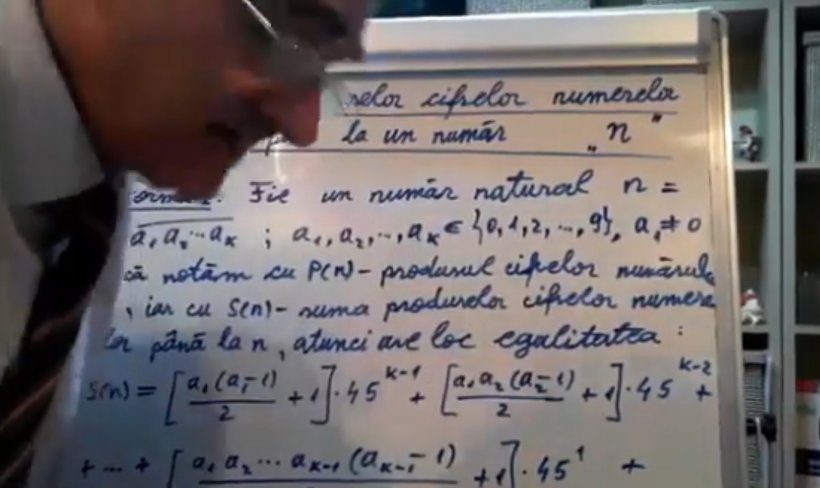 Un profesor de Matematică din Focşani a găsit o formulă de calcul inedită