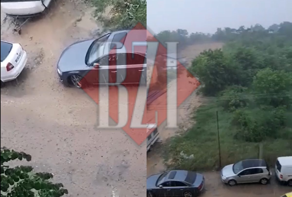 Vreme rea la Iași! Străzile cartierului rezidențial Green Park sunt pline cu apă – VIDEO
