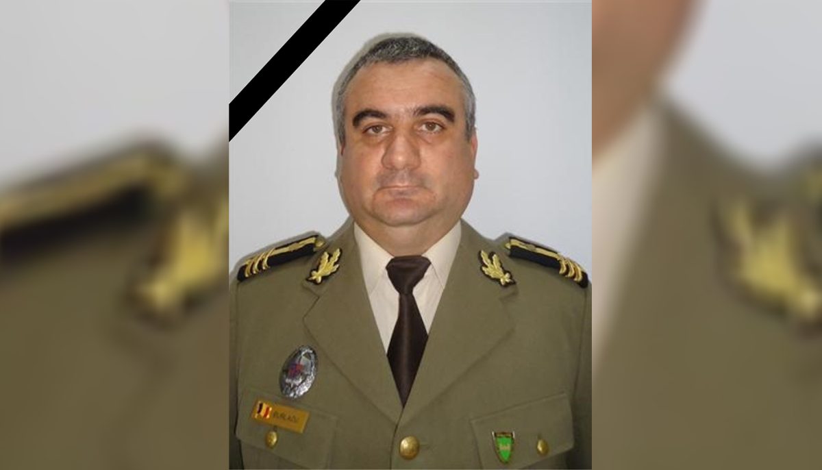 A murit colonelul Ovidiu-Paul Burlacu de la Centrul de Domenii și Infrastructuri nr. 5 din municipiul Iași
